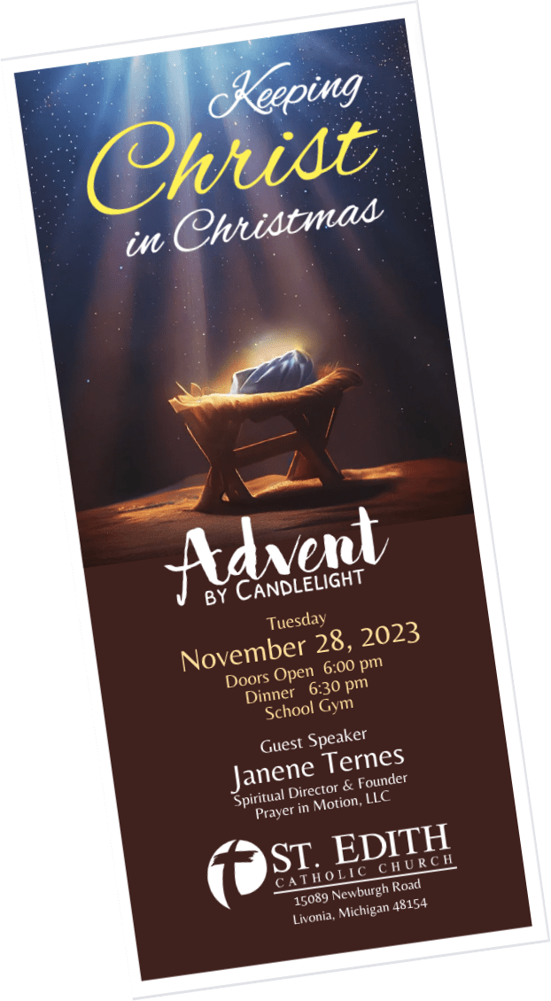 Advent by Candlelight Brochure
